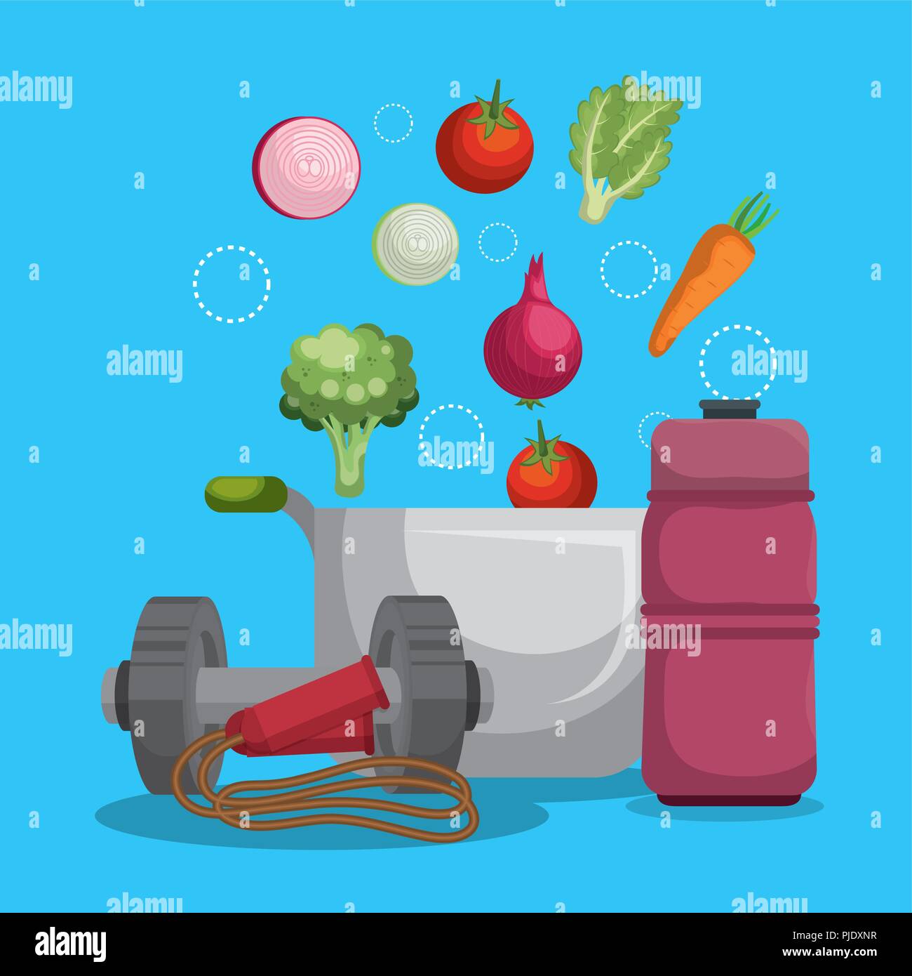 healthy food and fitness icons Stock Vector Image & Art - Alamy