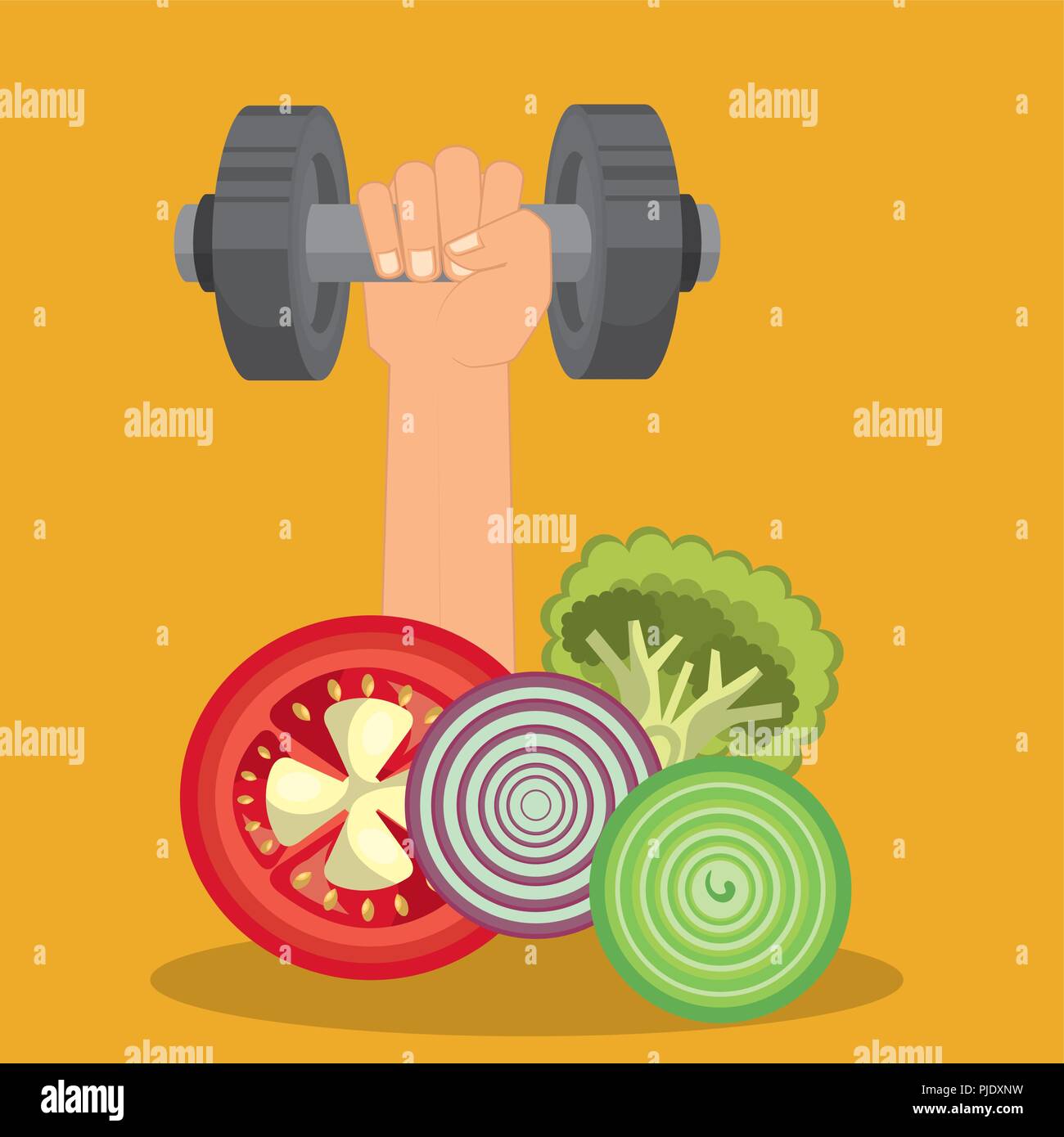 healthy food and fitness icons Stock Vector Image & Art - Alamy