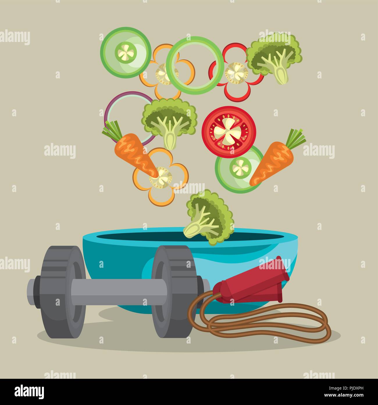 healthy food and fitness icons Stock Vector Image & Art - Alamy