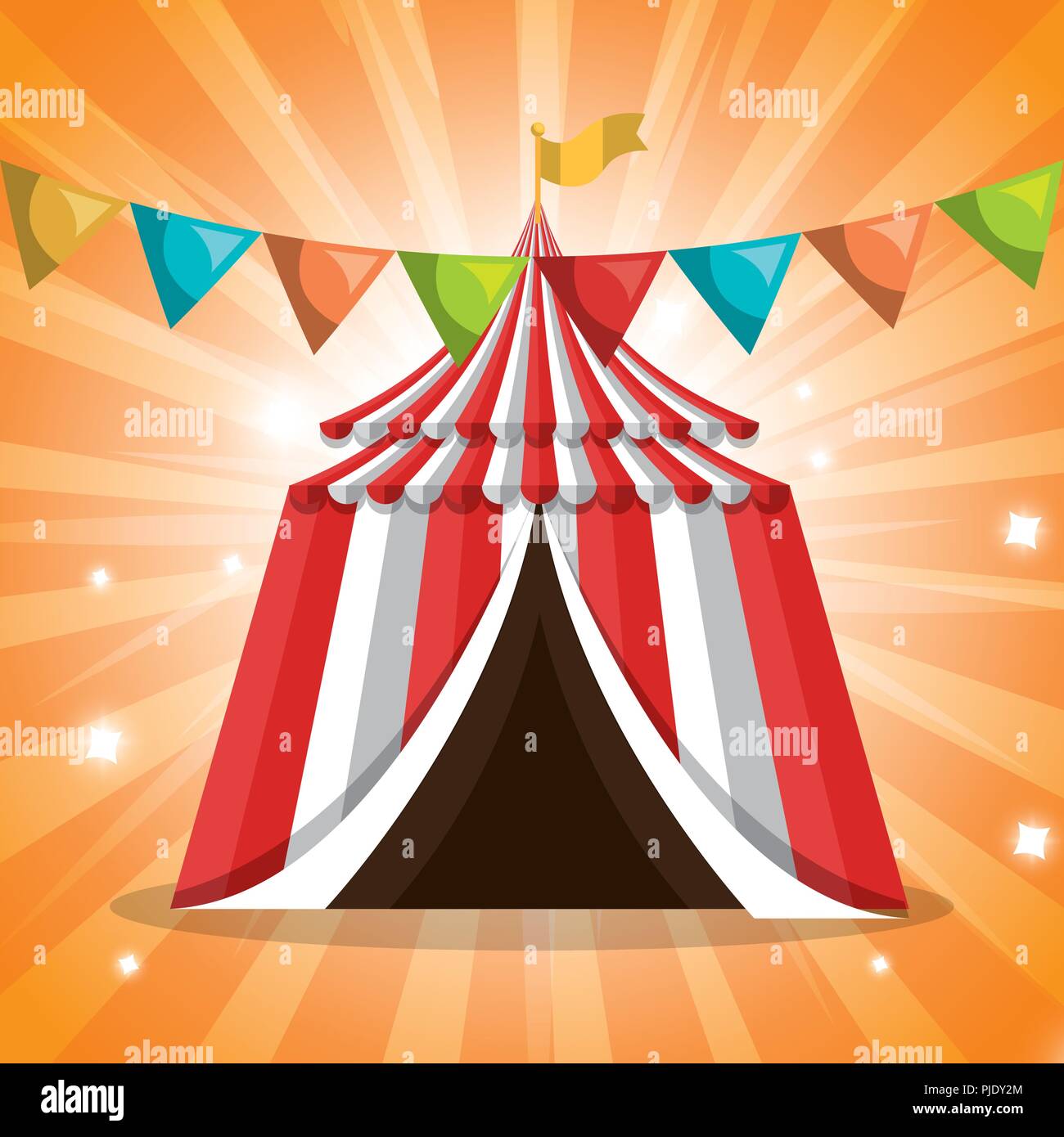 tent circus entertainment icon Stock Vector Image & Art - Alamy