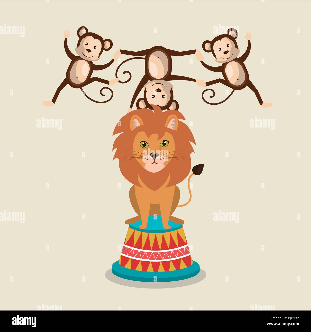 Monkey king play Stock Vector Images - Alamy