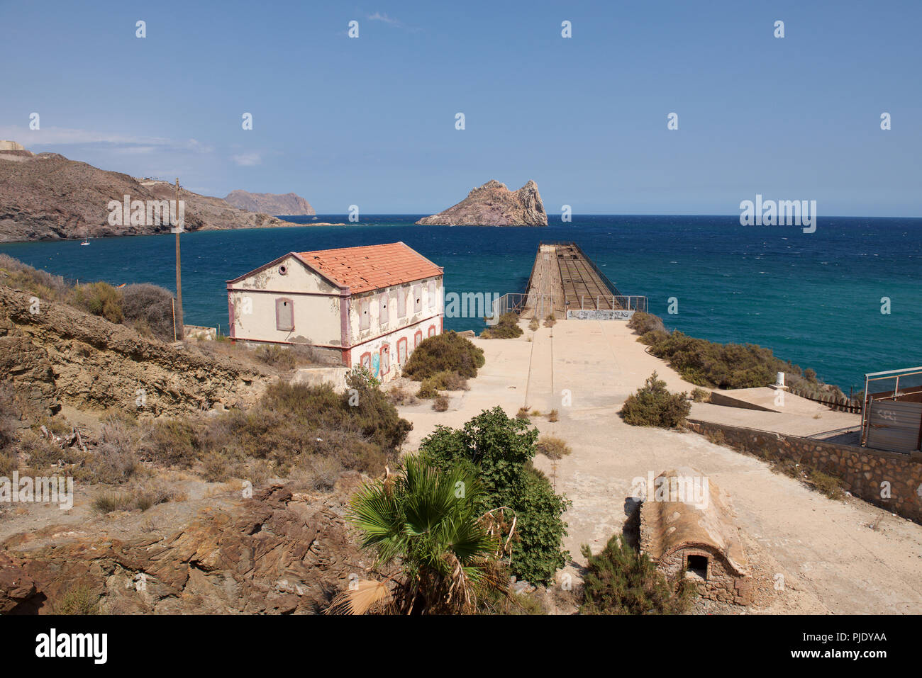 The old pier and the Isla del Fraile at Aguilas, Murcia, Spain Stock Photo Alamy The old pier and the Isla del Fraile at Aguilas, Murcia, Spain Stock Photo Alamy