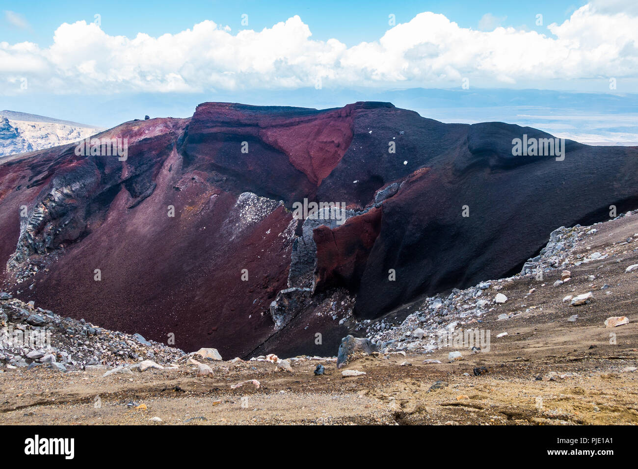 Tongariro Alpine Crossing Stock Photo