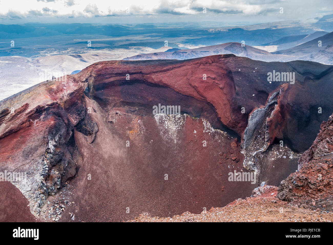 Tongariro Alpine Crossing Stock Photo