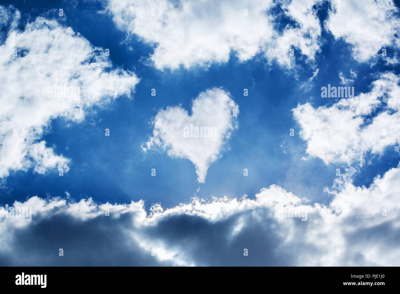 Heart in the sky hi-res stock photography and images - Alamy