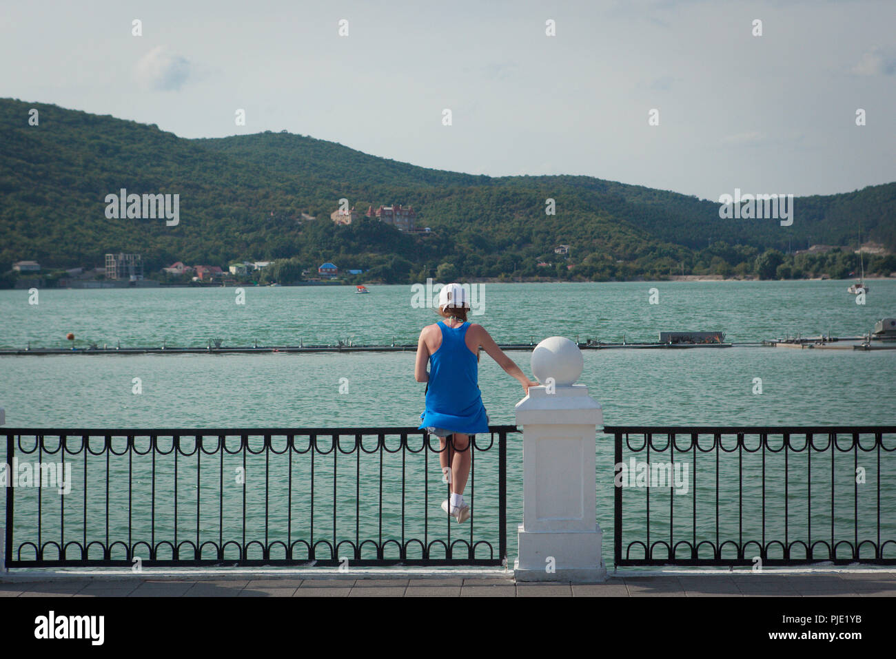 Abrau lake, Abrau Durso (Abrau Dyurso Stock Photo - Alamy