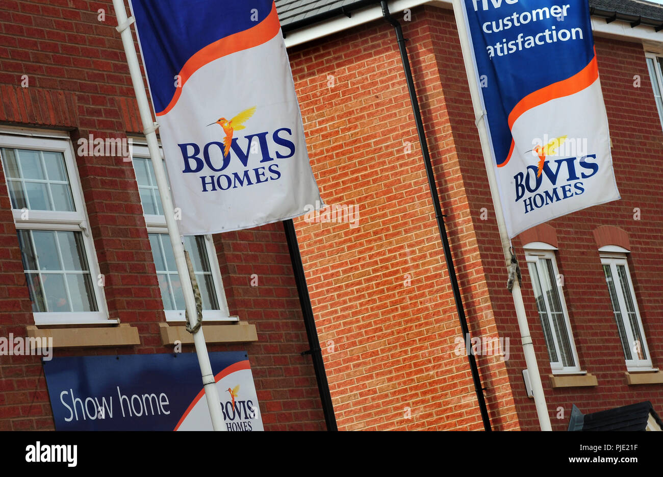 File photo dated 20/08/13 of Bovis Homes at Byron's Wood, Hucknall, Nottinghamshire. The company has become the latest housebuilder to shrug off uncertainty in the property market by posting a hefty rise in half-year profit. Stock Photo