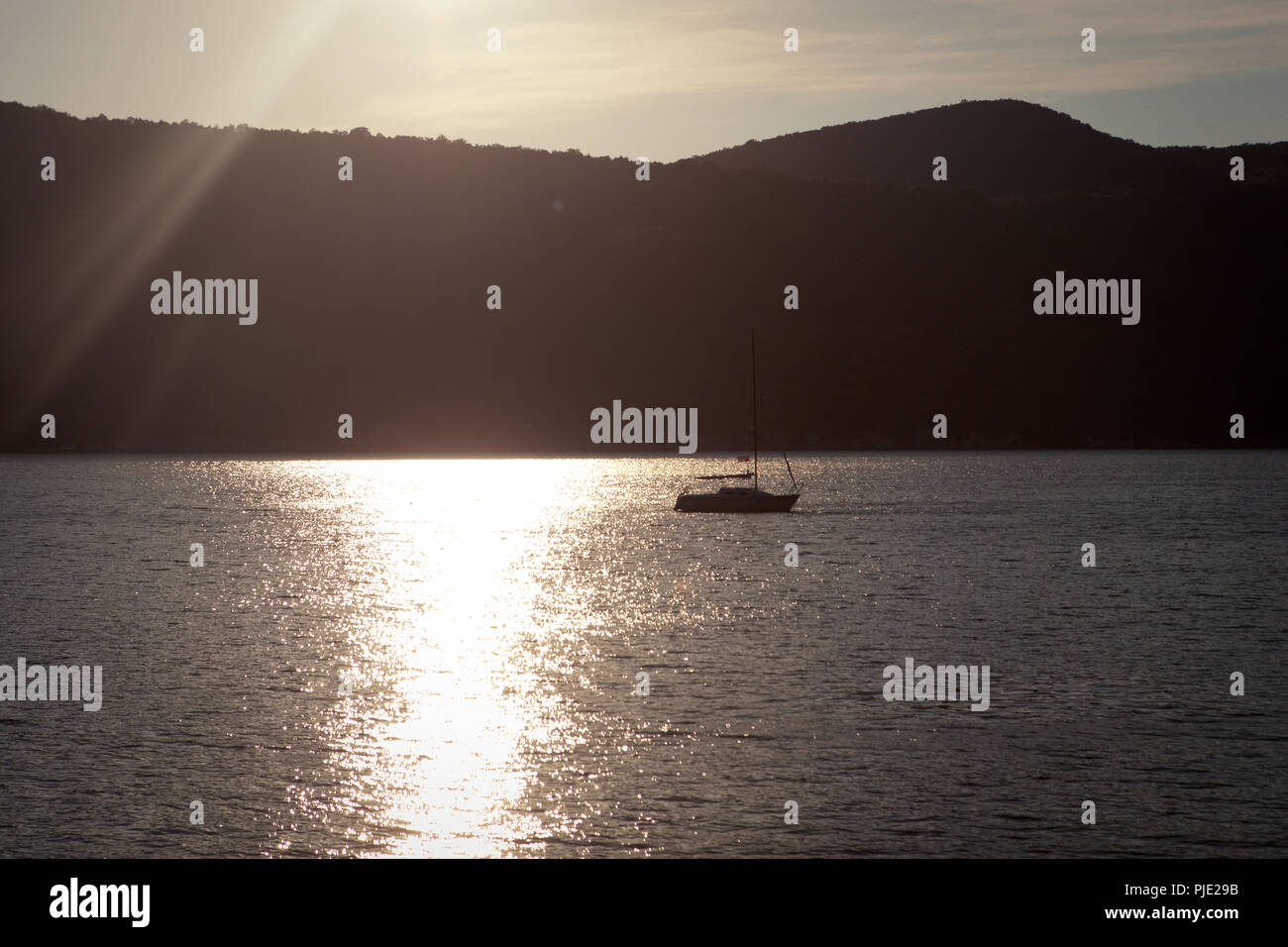 Abrau lake, Abrau Durso (Abrau Dyurso Stock Photo - Alamy