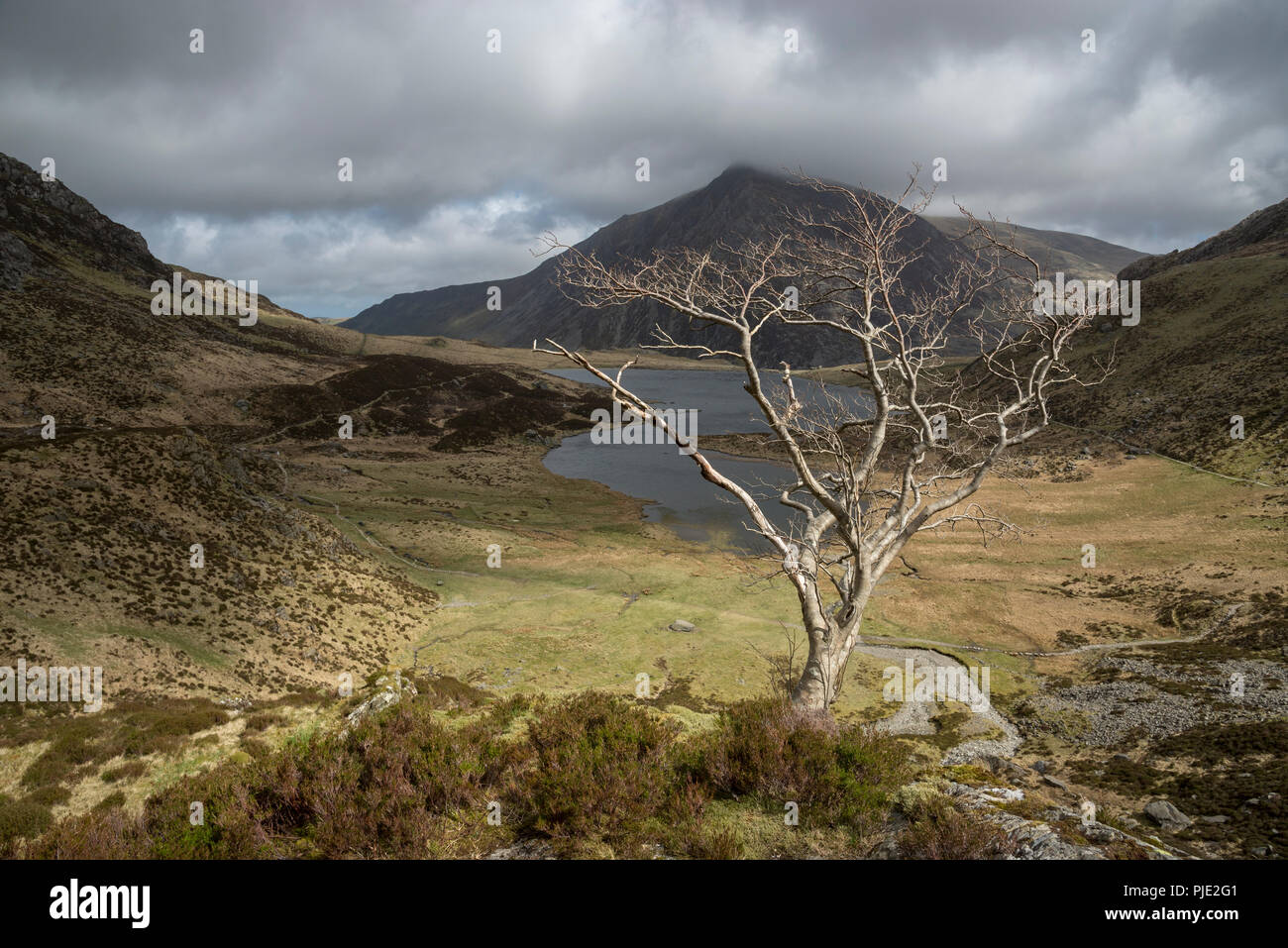 Springboard koncept pille Breathtaking mountain scenery at Cwm Idwal nature reserve, Snowdonia  national park, North Wales Stock Photo - Alamy