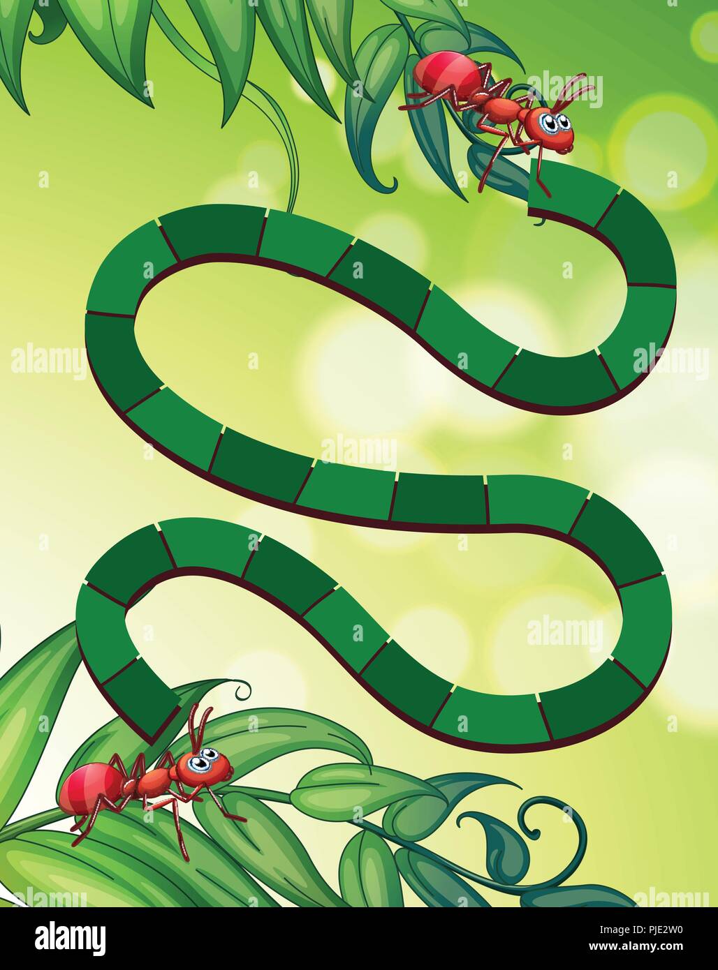 Ants maze puzzle game illustration Stock Vector Image &amp; Art - Alamy