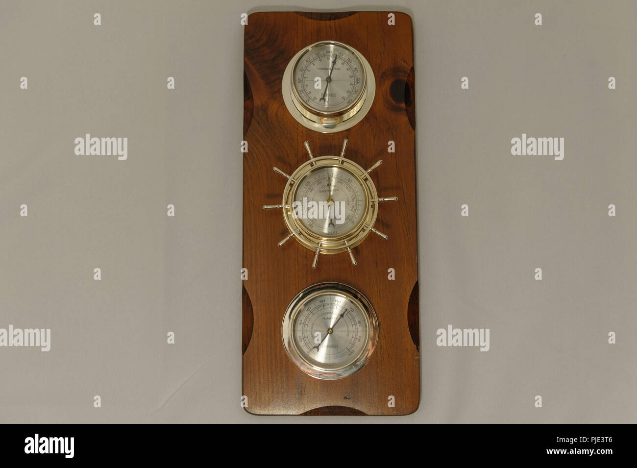 Barometer, Temperature and Humidity Gauge Stock Photo Alamy