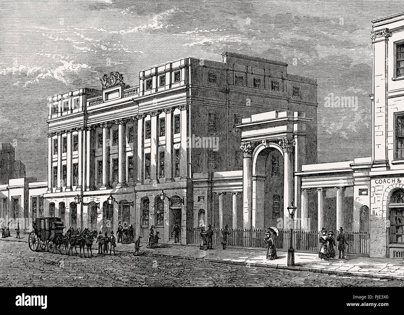 The Old Post Office, Waterloo Place, Edinburgh, Scotland, 19th century