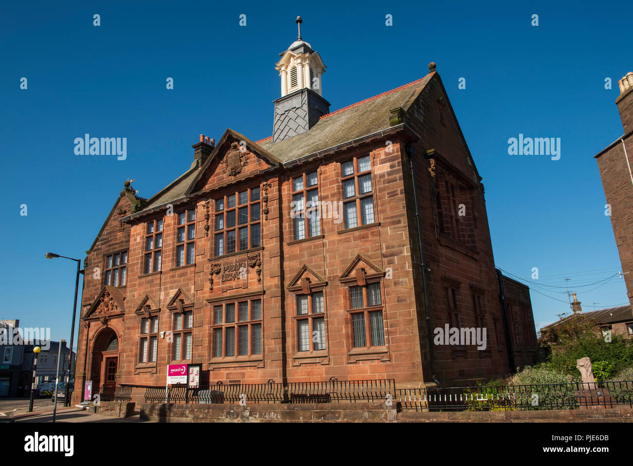 The newly refurbished Montrose Library, Montrose, Angus, Scotland. Stock Photo