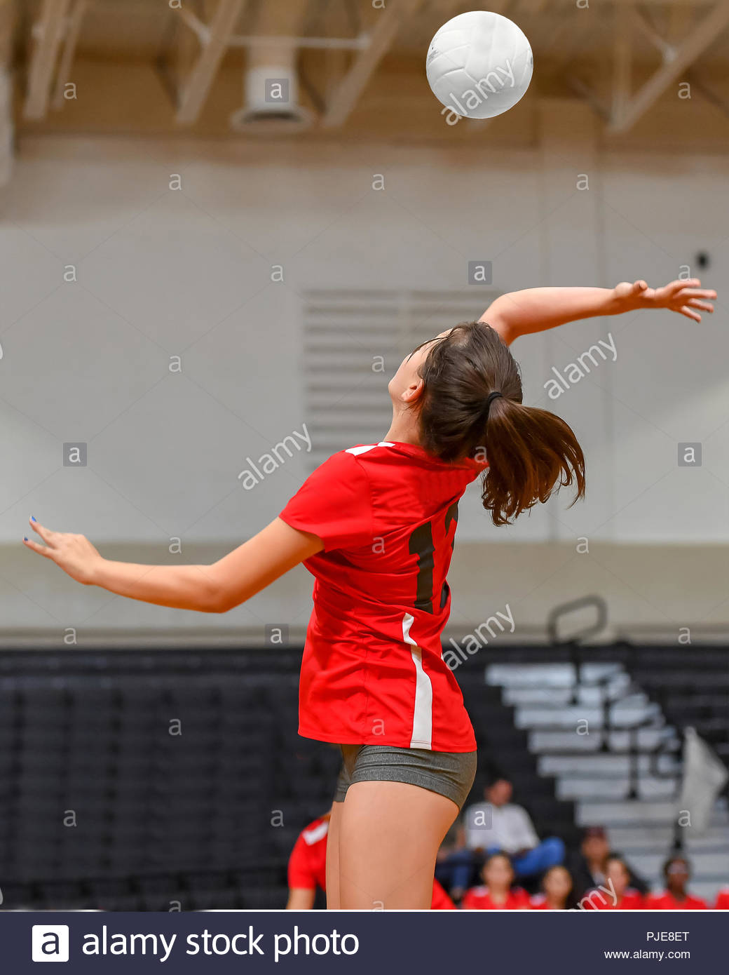 High School Volleyball High Resolution Stock Photography and Images Alamy
