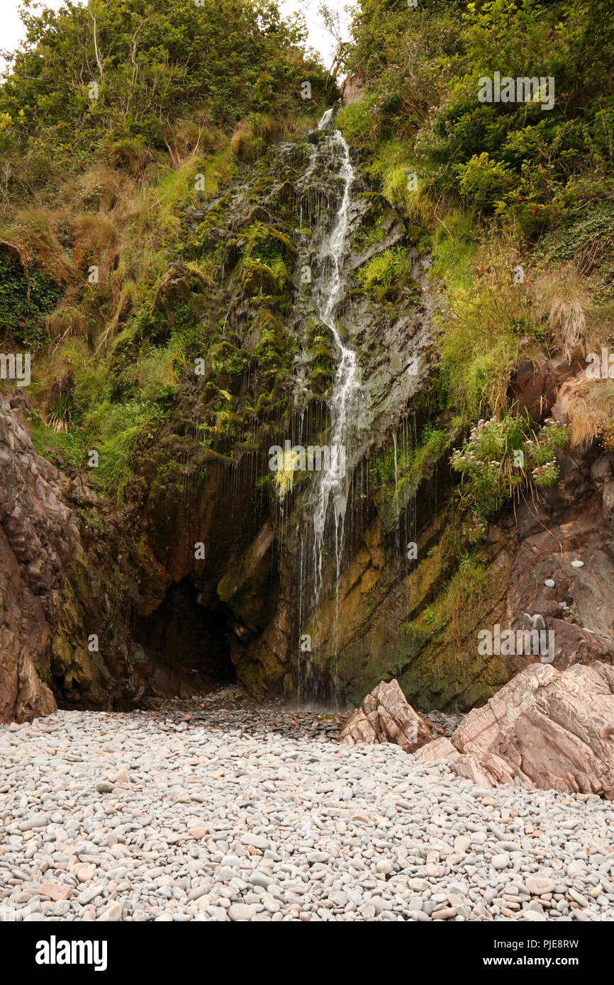 Clovelly Waterfall linked to Merlin, because legend has it that the