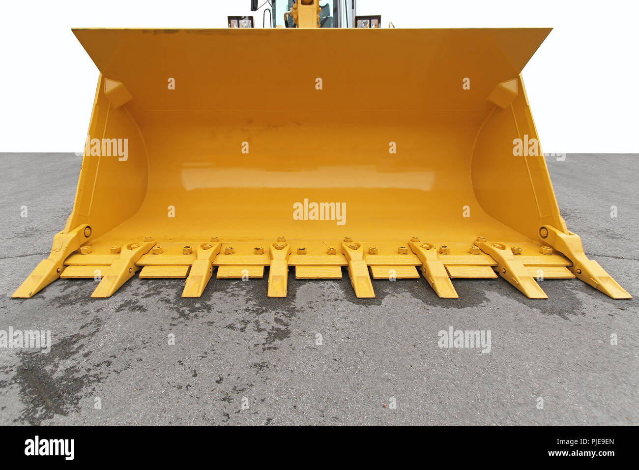 Download Big Yellow Bucket Scoop At Digger Machine Stock Photo Alamy PSD Mockup Templates