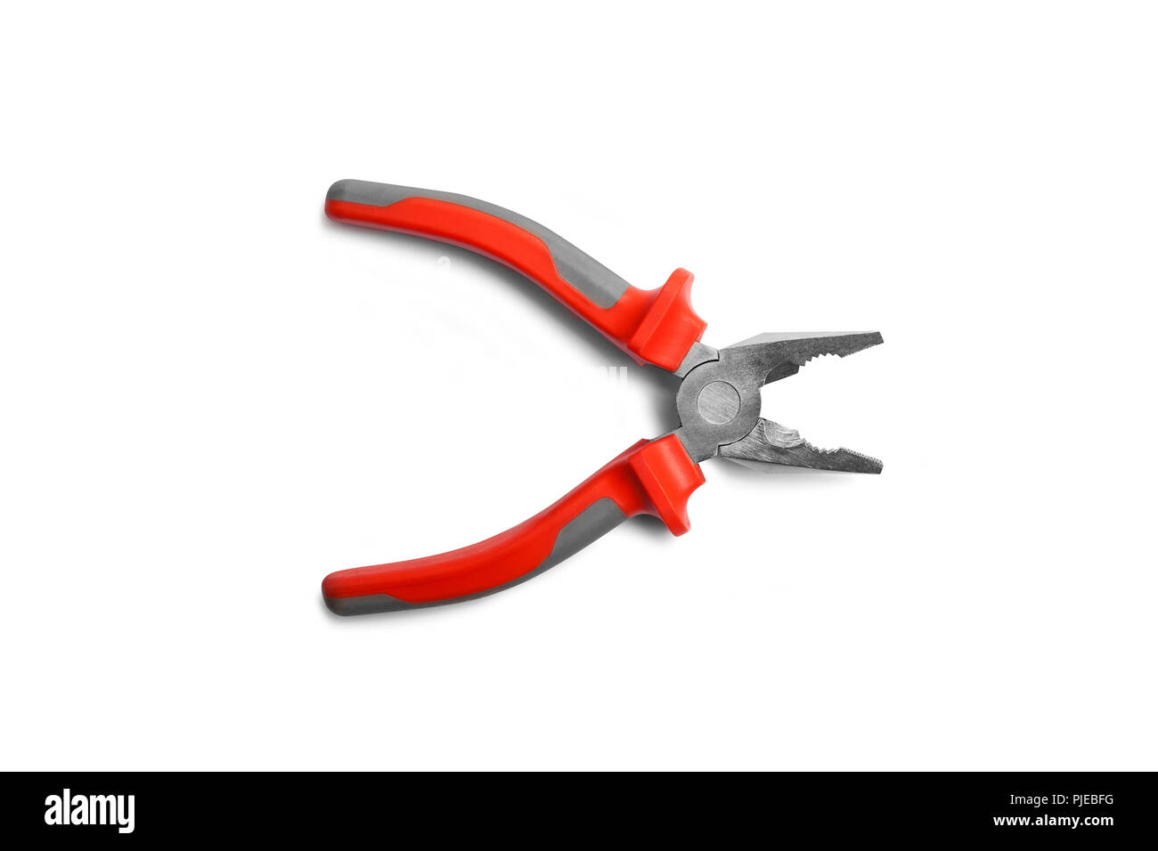 Pliers on gray work Cut Out Stock Images & Pictures - Alamy