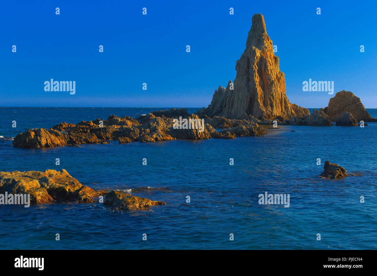 Cabo de Gata, Reef of the Mermaids, Biosphere Reserve, Spain Stock Photo