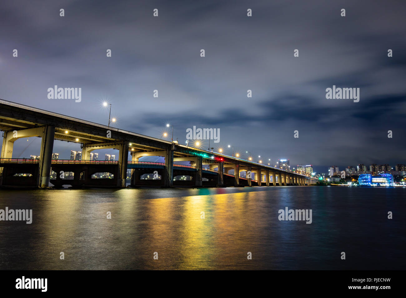 Banpo Bridge Seoul Stock Photo