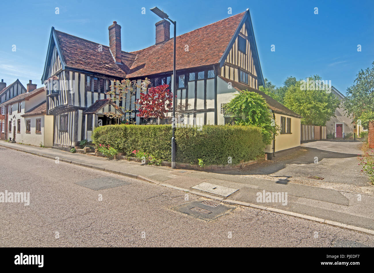 Mendlesham Suffolk Timber Framed House Stock Photo Alamy