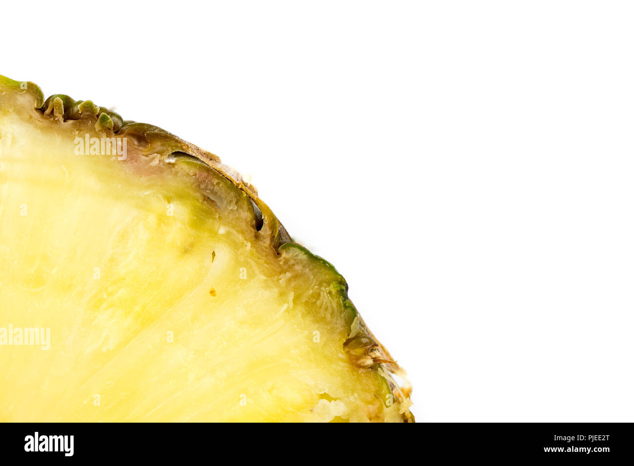 Pineapple Isolated on White Background Stock Photo - Alamy