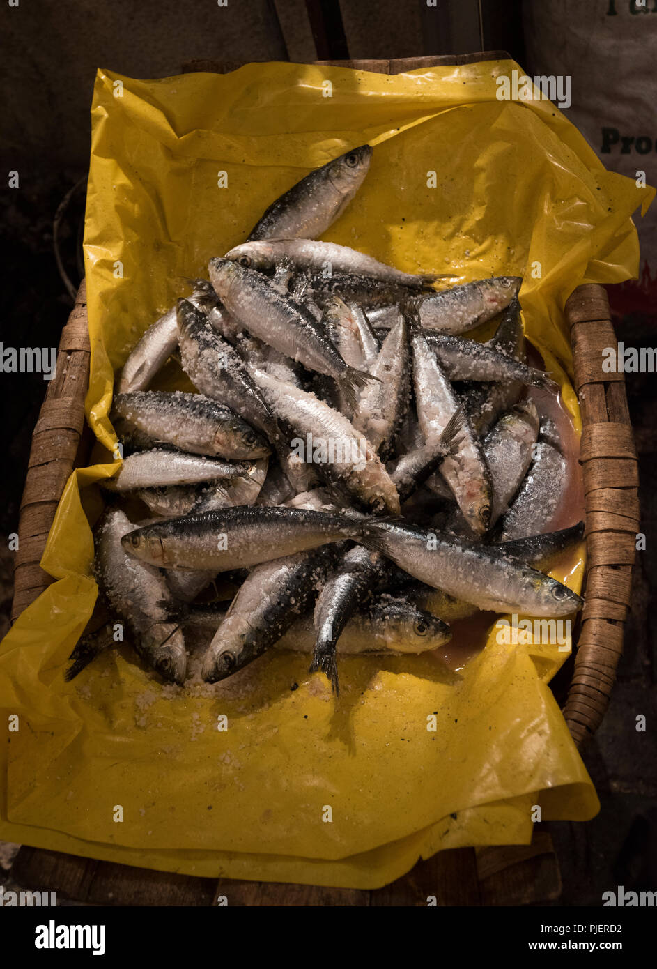 Traditional salted Sardines, Lisbon, Portugal Stock Photo Alamy