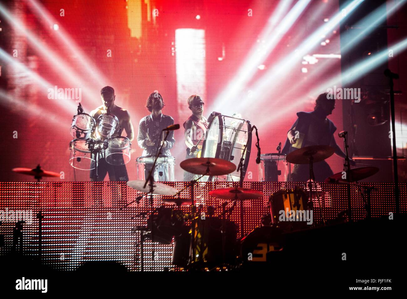 Rho Milan Italy 6 september 2018 Imagine Dragons live at Milano Rocksl 2018 at Area Expo Experience © Roberto Finizio / Alamy Credit: Roberto Finizio/Alamy Live News Stock Photo