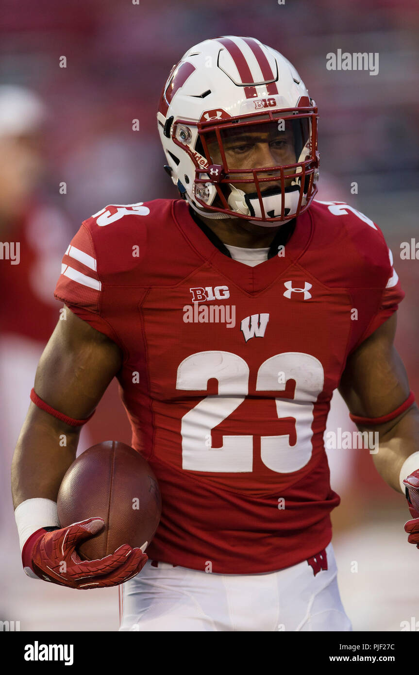 August 31, 2018 Wisconsin Badgers running back Jonathan Taylor 23