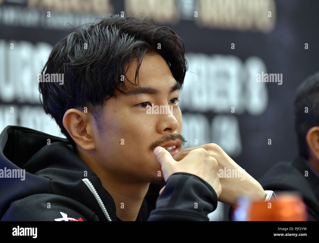 Los Angeles, California, USA. 6th Sep, 2018. Kazuto Ioka (JPN) Boxing : Kazuto Ioka of Japan attends a press conference ahead of his 10R super flyweight bout of SUPERFLY 3 in Los Angeles, California, United States . Credit: AFLO/Alamy Live News Stock Photo
