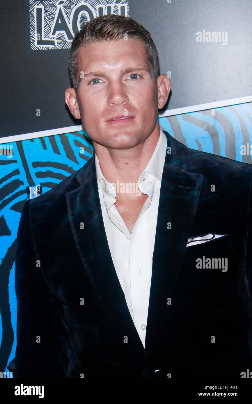 New York, NY, USA. 06th Sep, 2018. Stephen Thompson at Belvedere Vodka Launches Laolu Senbanjo 2018 Limited Edition Bottle During New York Fashion Week At Whitney Museum Of American Art on September 6, 2018 in New York City. Credit: Diego Corredor/Media Punch/Alamy Live News Stock Photo