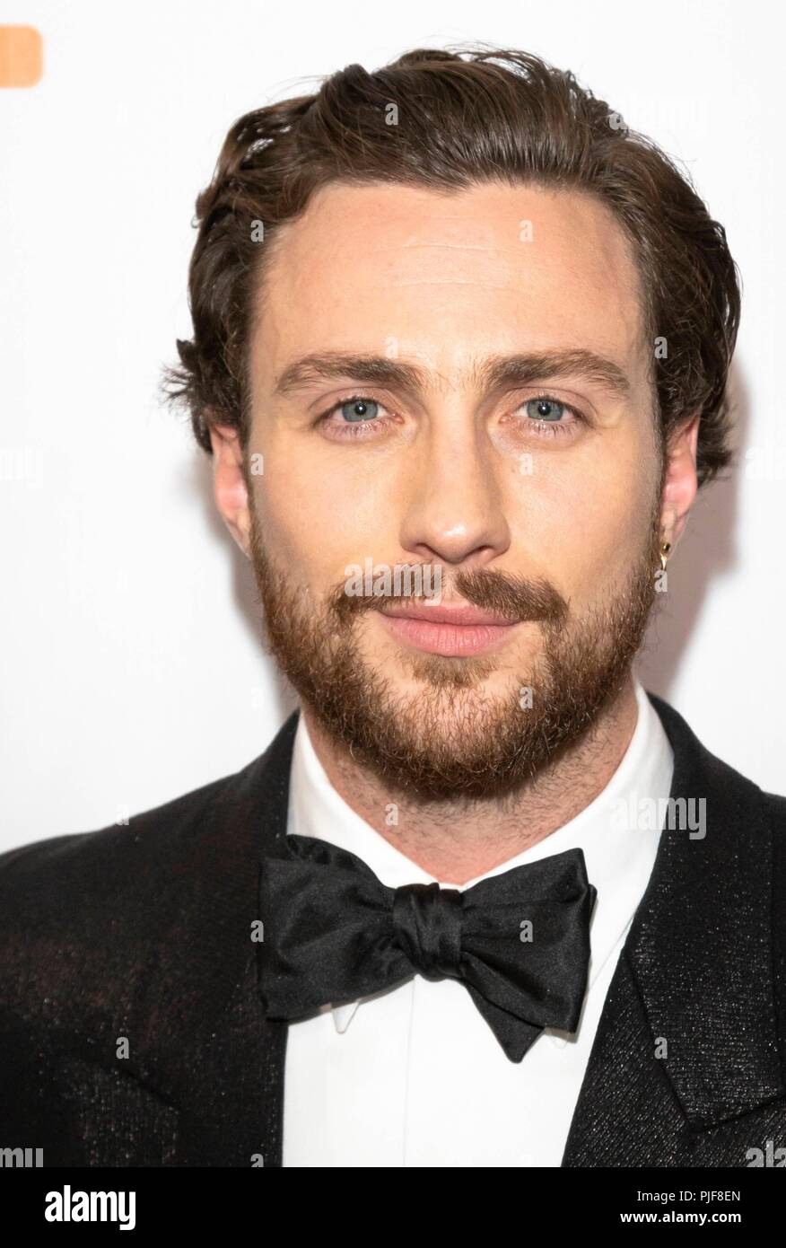 Aaron Taylor-Johnson attends the premiere of 'Outlaw King' during the 43rd Toronto International Film Festival, tiff, at Roy Thomson Hall in Toronto, Canada, on 06 September 2018. | usage worldwide Stock Photo