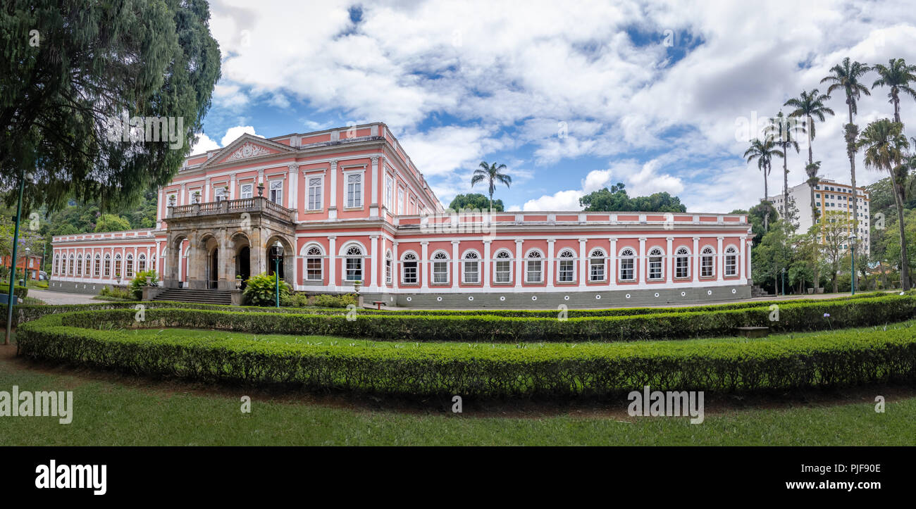 Imperial Museum former Winter Palace of brazilian Monarchy - Petropolis, Rio de Janeiro, Brasil Stock Photo
