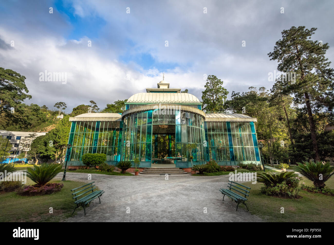 Crystal Palace (Palacio de Cristal) - Petropolis, Rio de Janeiro, Brasil Stock Photo