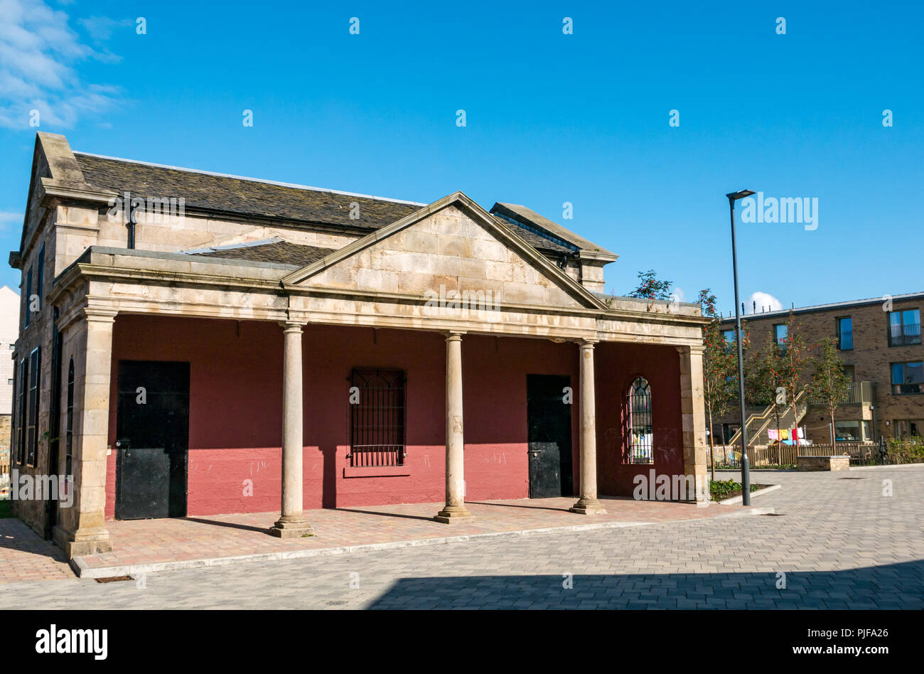 Affordable housing development, Leith Fort, historic army garrison