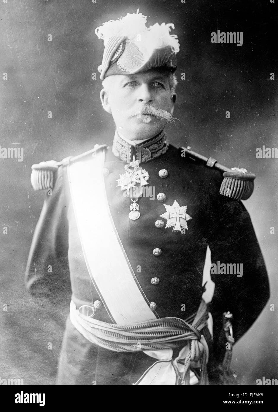 General d'Amade, Albert Gérard Léo d'Amade (1856 – 1941) French general Stock Photo