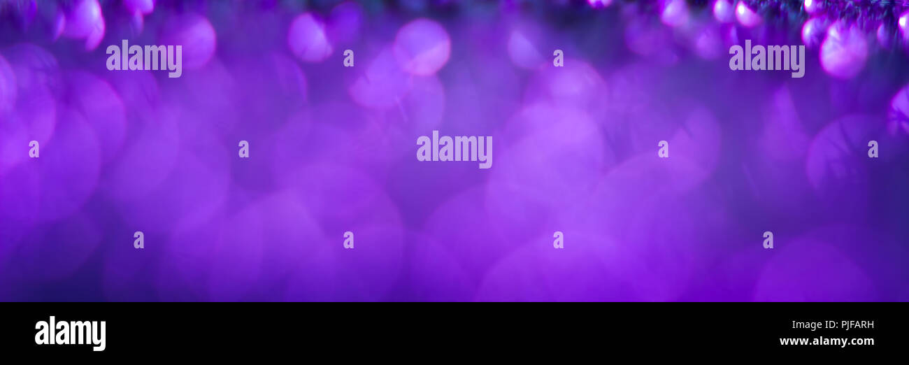 Violet bokeh on a black background. Modern dark purple black glitter  sparkle confetti background for happy birthday party invite, Background for  Landi Stock Photo - Alamy
