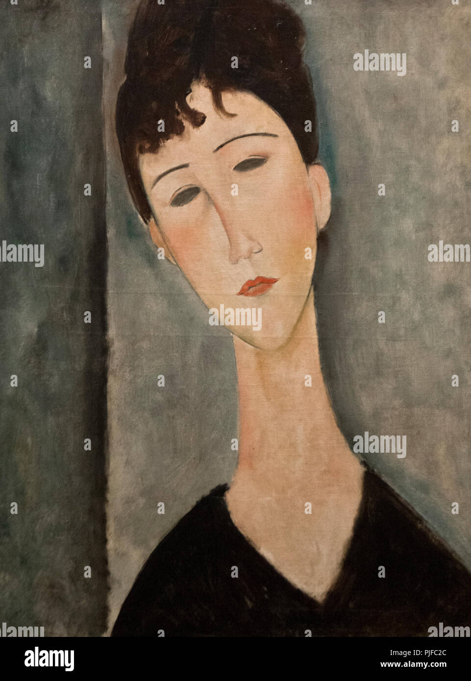Amedeo Modigliani - Womans Bust- Bust de femme (1917-20) Stock Photo