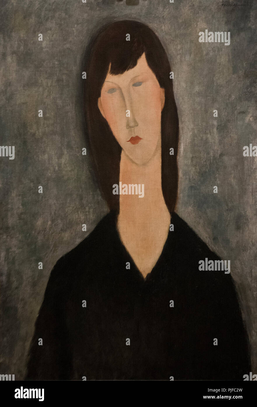 Amedeo Modigliani - Womans Figure Stock Photo