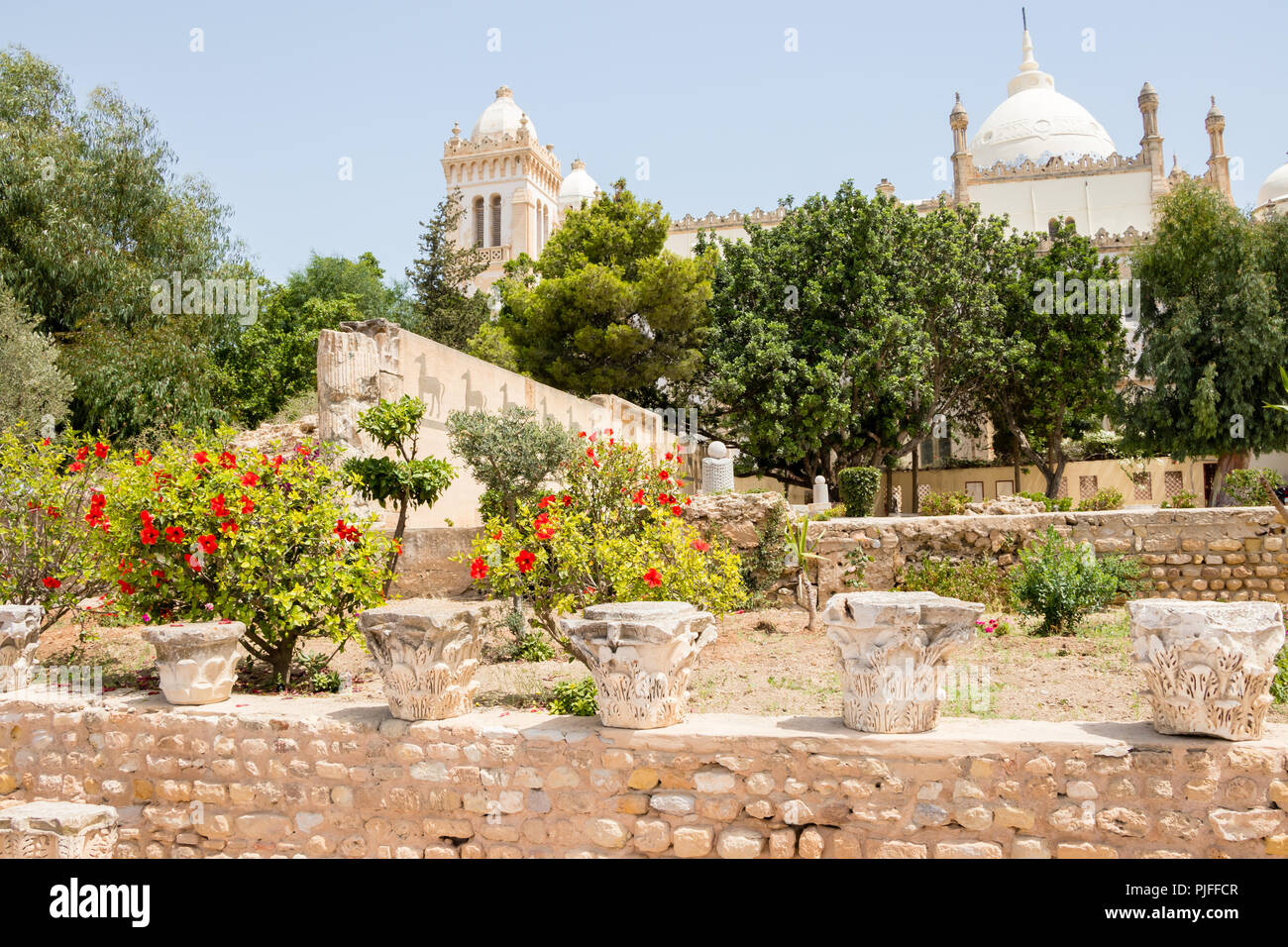 The Carthage metropolis of Punic civilization in Africa and capital of