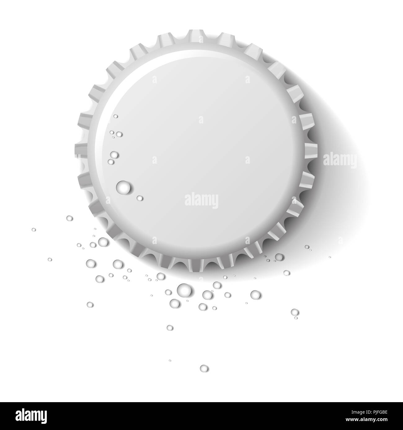 An image of a nice bottle cap wet Stock Photo Alamy