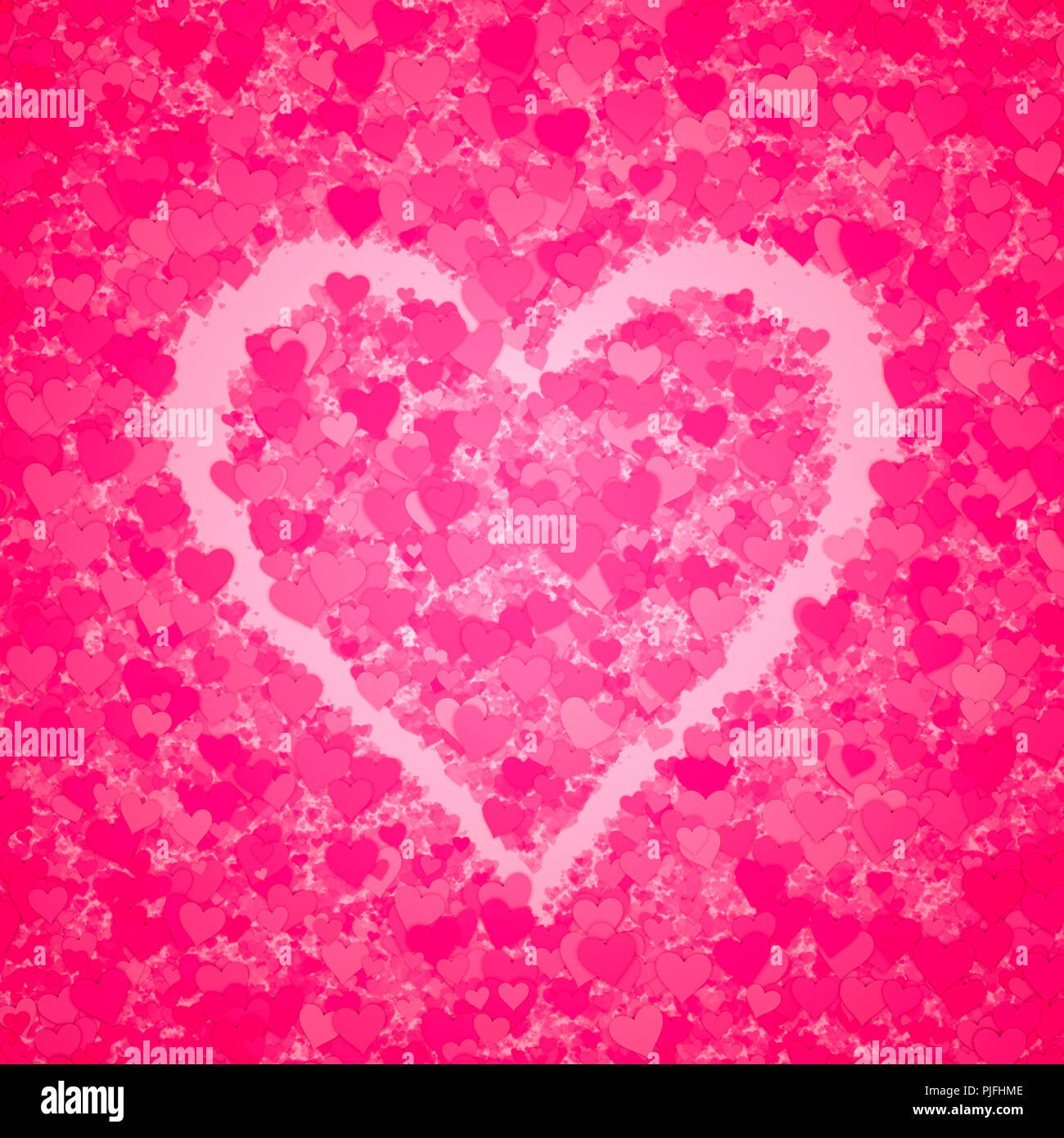 An image of a beautiful hearts background Stock Photo