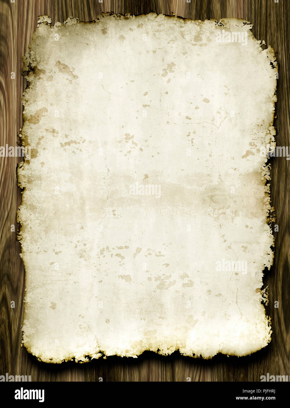 An image of a nice old parchment Stock Photo