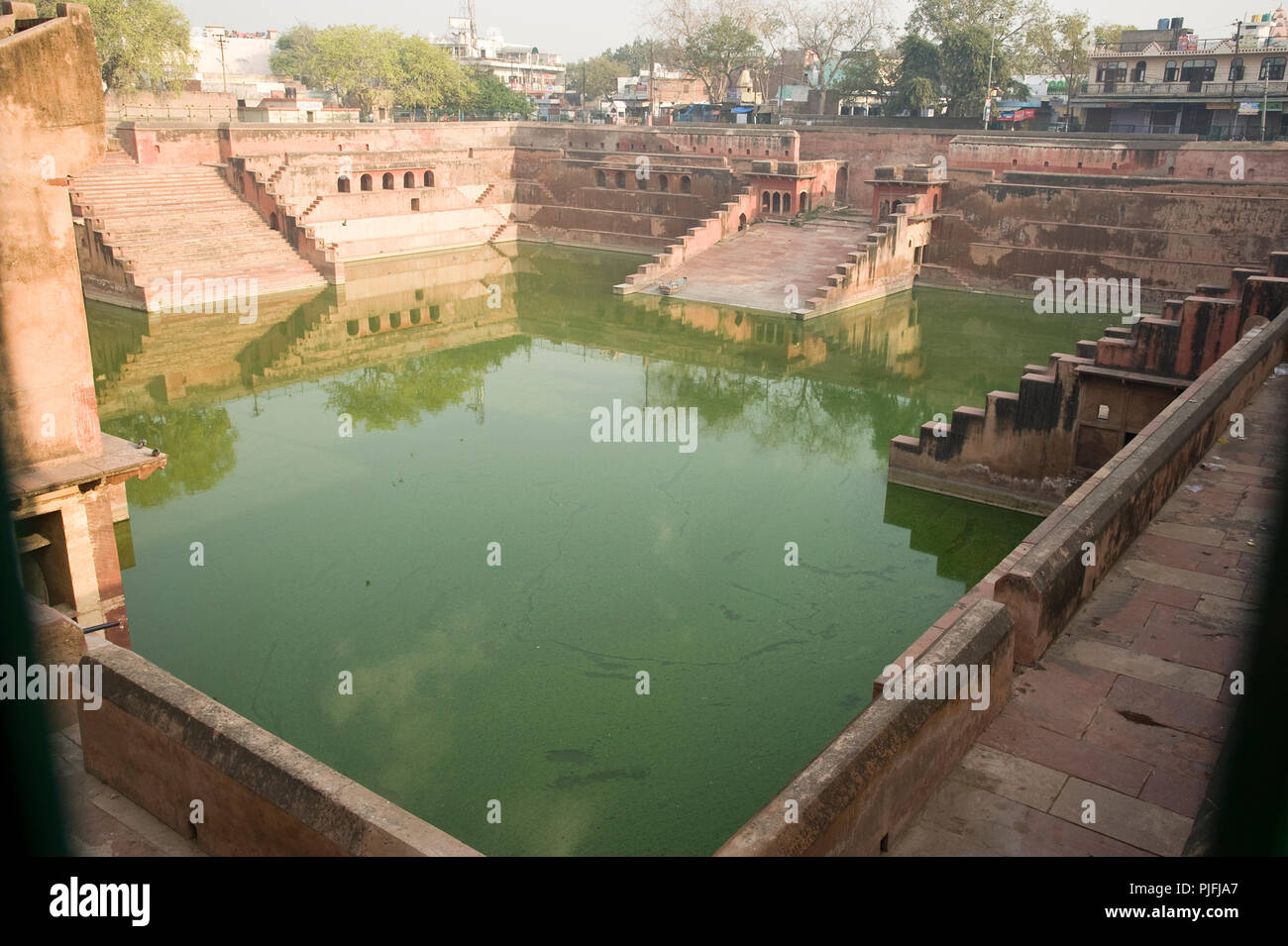 Potra Kund the parents of Lord Krishna used to wash their clothes and take bath at Mathura Uttar Pradesh  India Stock Photo