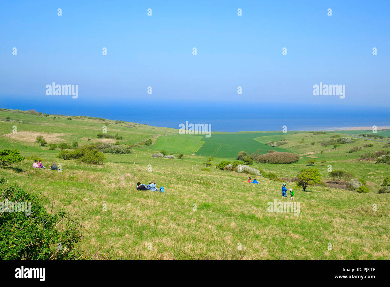 Site of the Cap BlancNez Headland, along the “Cote d’Opale” coastal