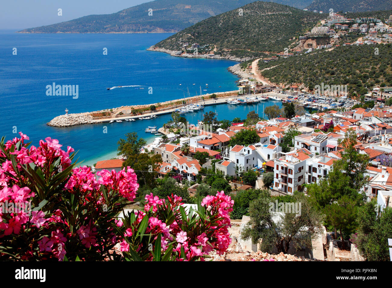 Turkey, province of Antalya, Kalkan Stock Photo Alamy