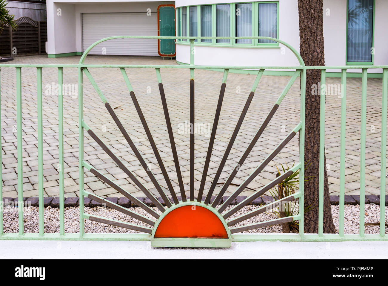 Art Deco Houses in Frinton, Essex, England, UK Stock Photo Alamy