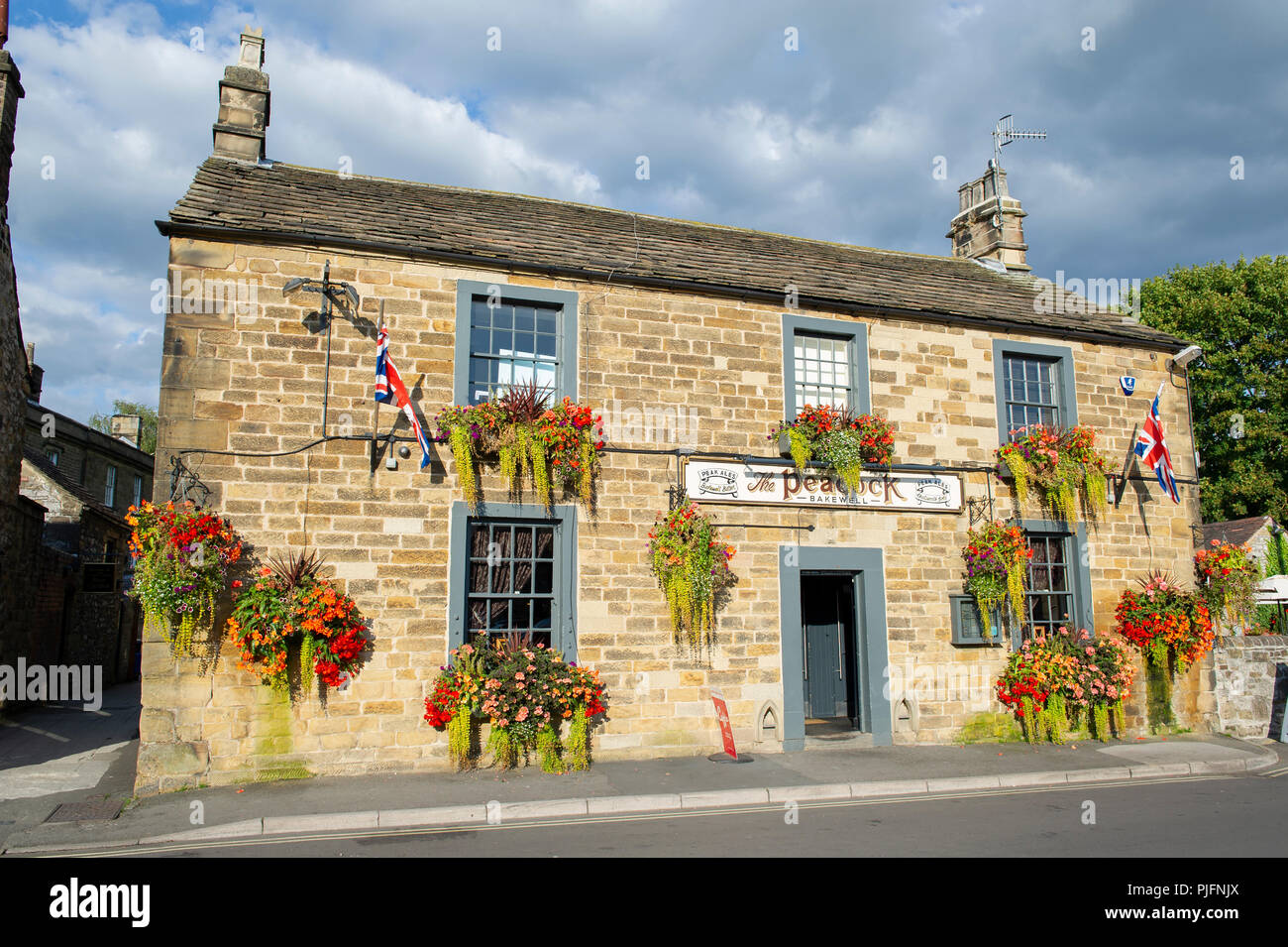 The Peacock Inn in Bakewell, Peak District National Park, Derbyshire Stock Photo
