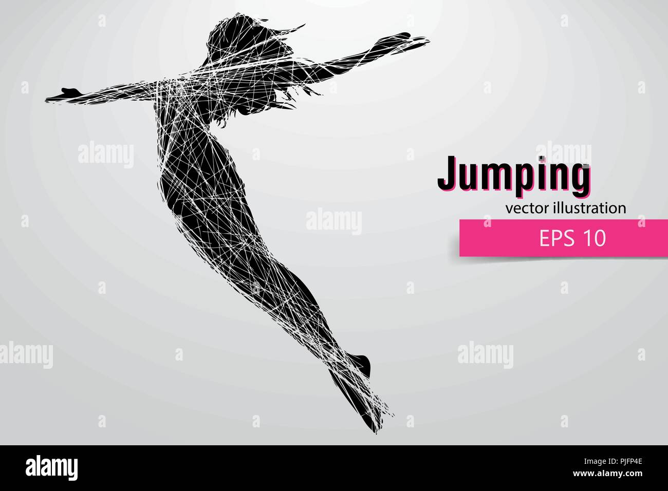 Jump cliff Stock Vector Images - Alamy