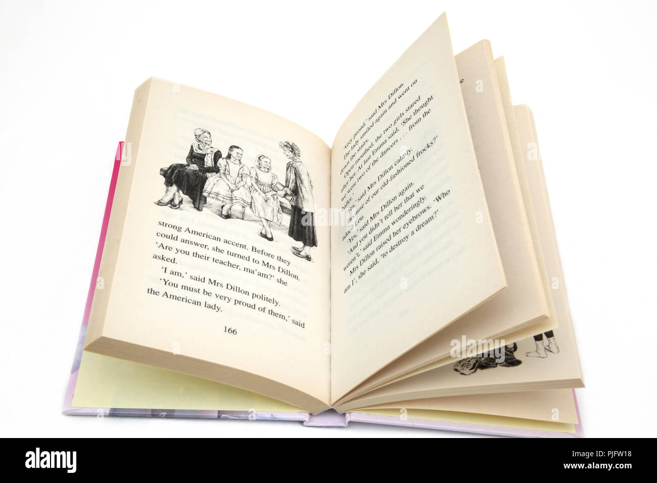 Open Hardback Children's book Stock Photo Alamy