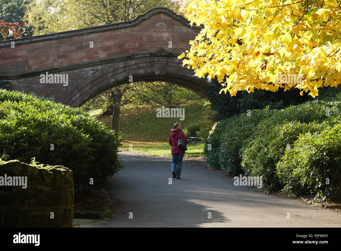 Port Sunlight Villiage, The Wirral, pictured in October 2015. Stock Photo